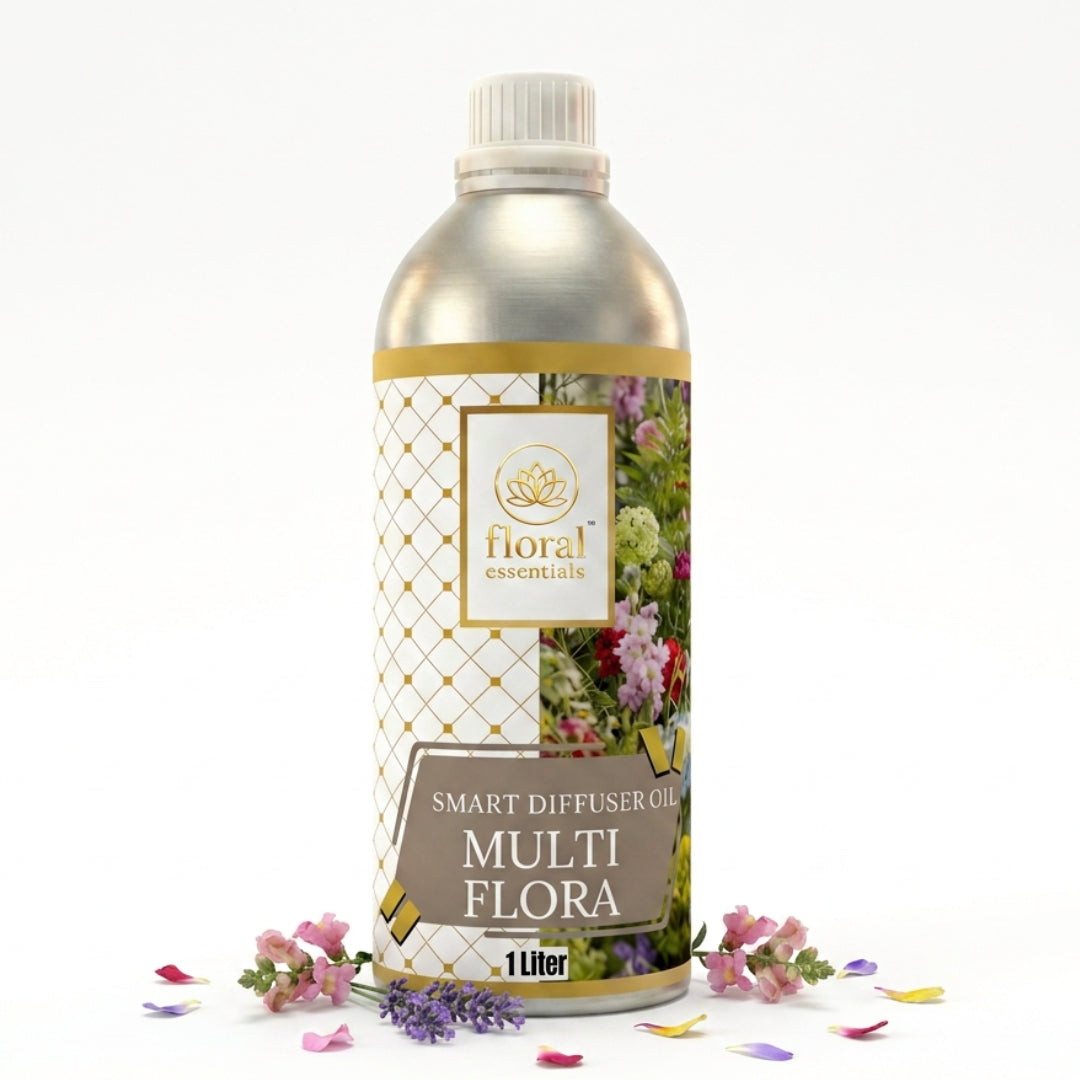 Floral Essentials Multi Flora Smart Diffuser Oil 1L | Premium Floral Fragrance for Smart Diffusers