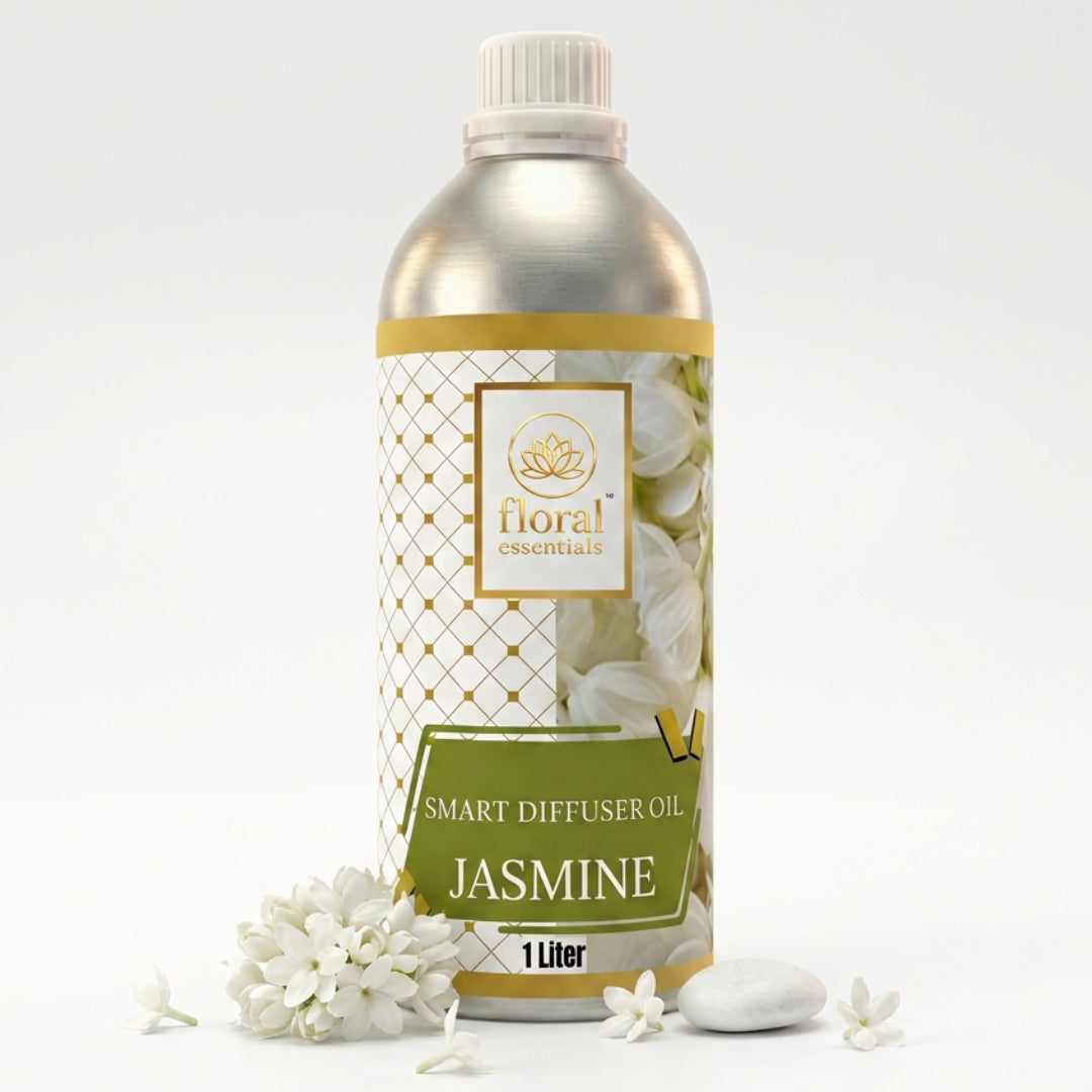Floral Essentials Jasmine Smart Diffuser Oil 1L | Premium Fragrance Oil for Smart Diffusers