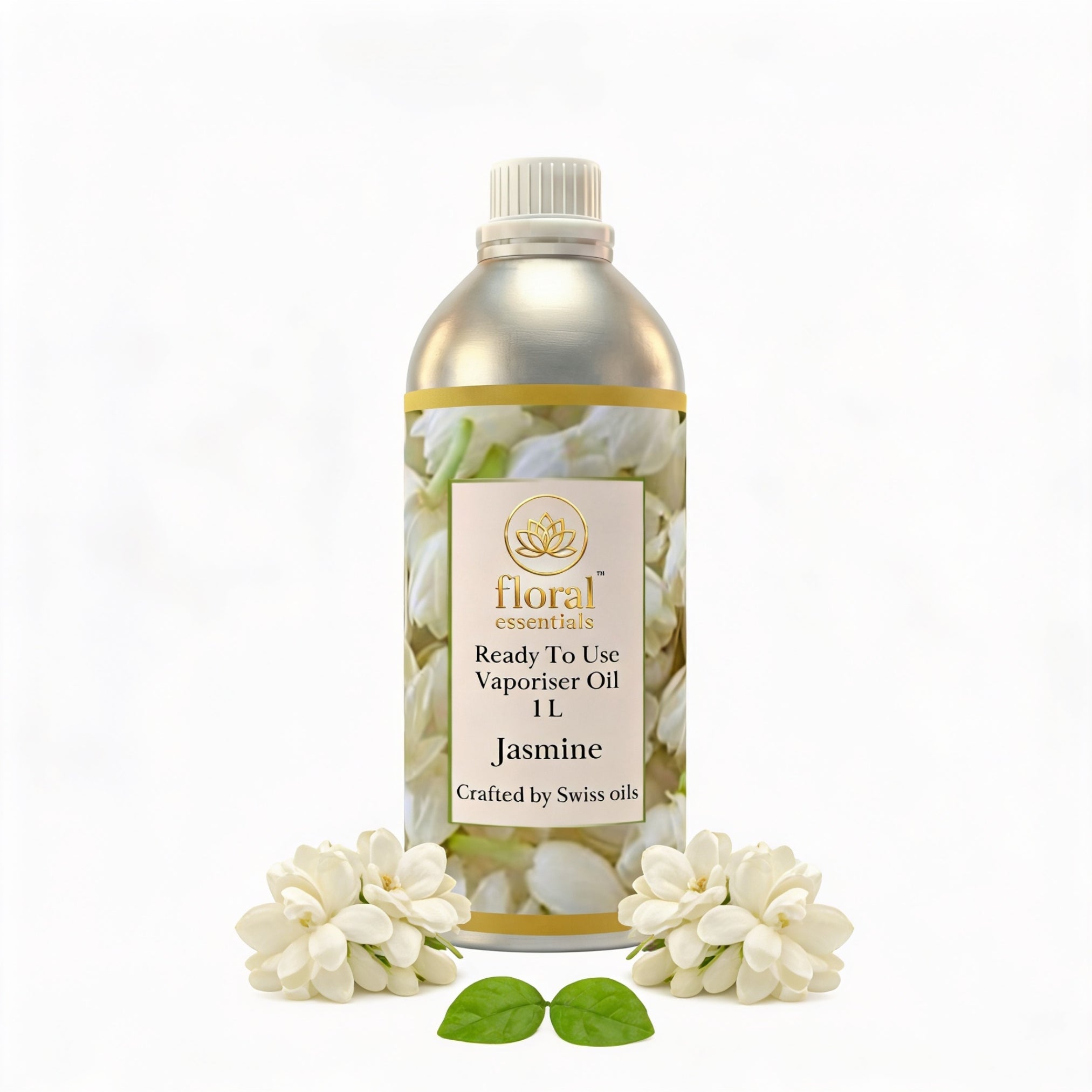 Floral Essentials Jasmine Vaporiser Oil 1L | Ready to Use Aroma Oil