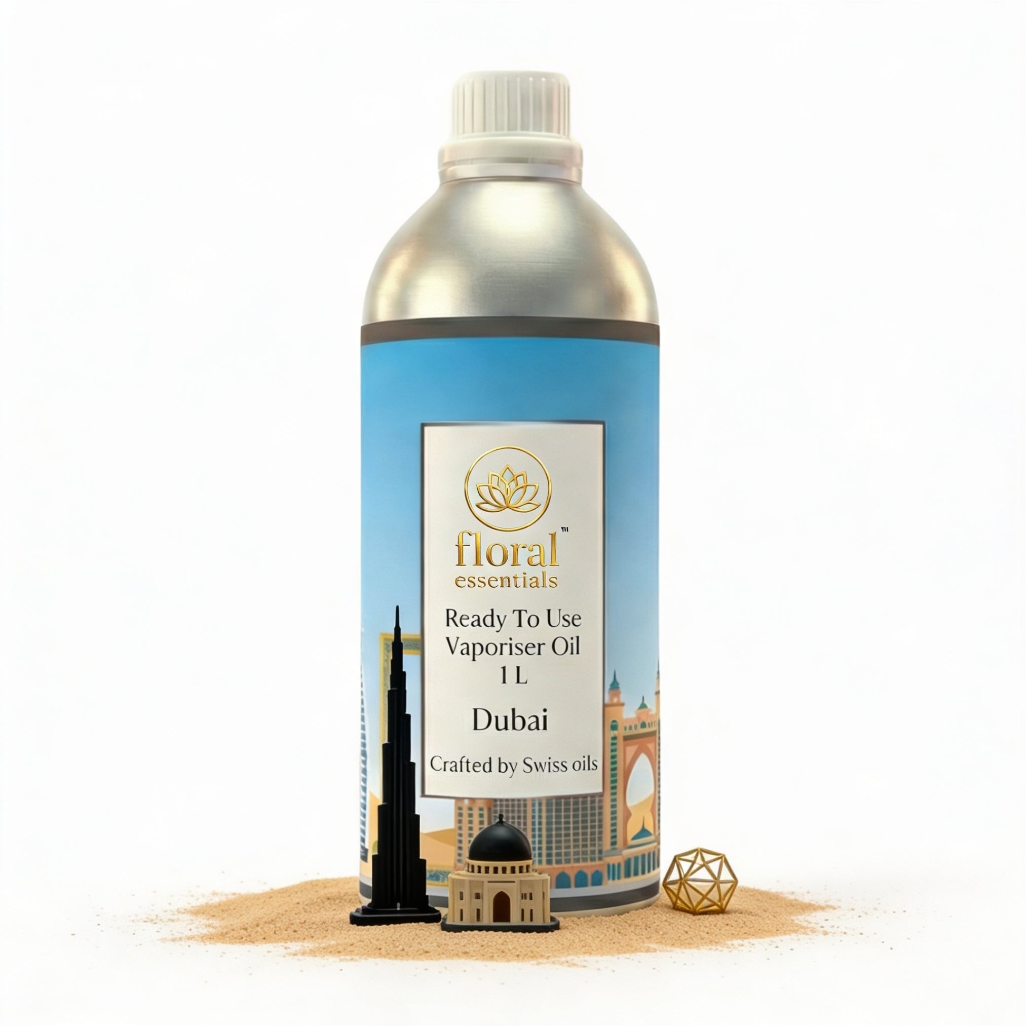 Floral Essentials Dubai Vaporiser Oil 1L | Ready to Use Aroma Oil