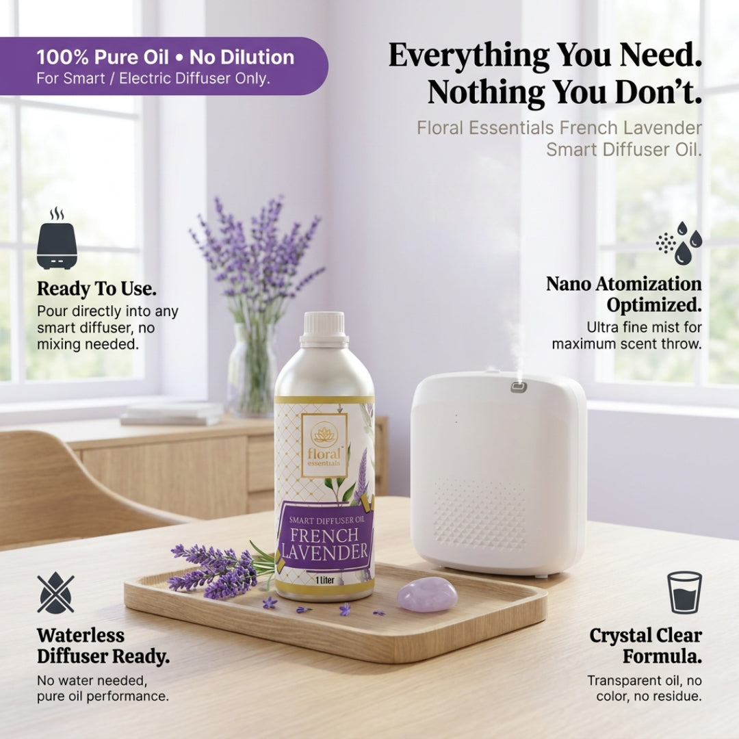 Floral Essentials French Lavender Smart Diffuser Oil 1L | Hotel Collection