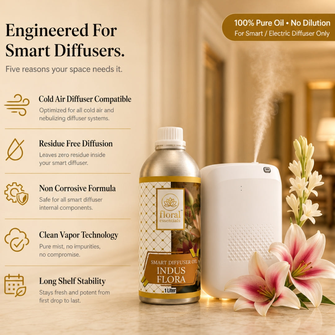 Floral Essentials Indus Flora Smart Diffuser Oil 1L | Hotel Collection