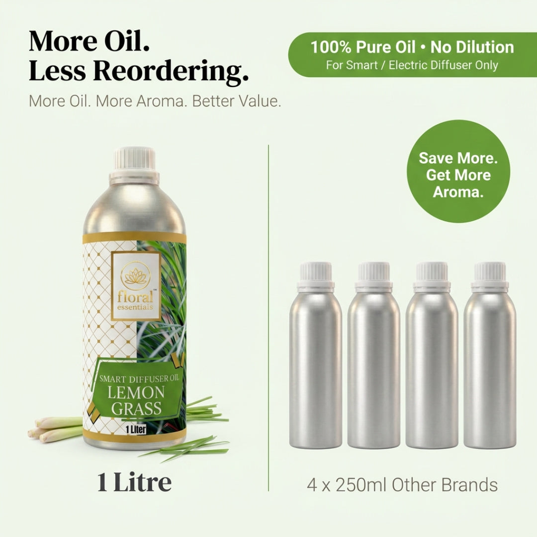 Floral Essentials Lemongrass Smart Diffuser Oil 1L | Hotel Collection