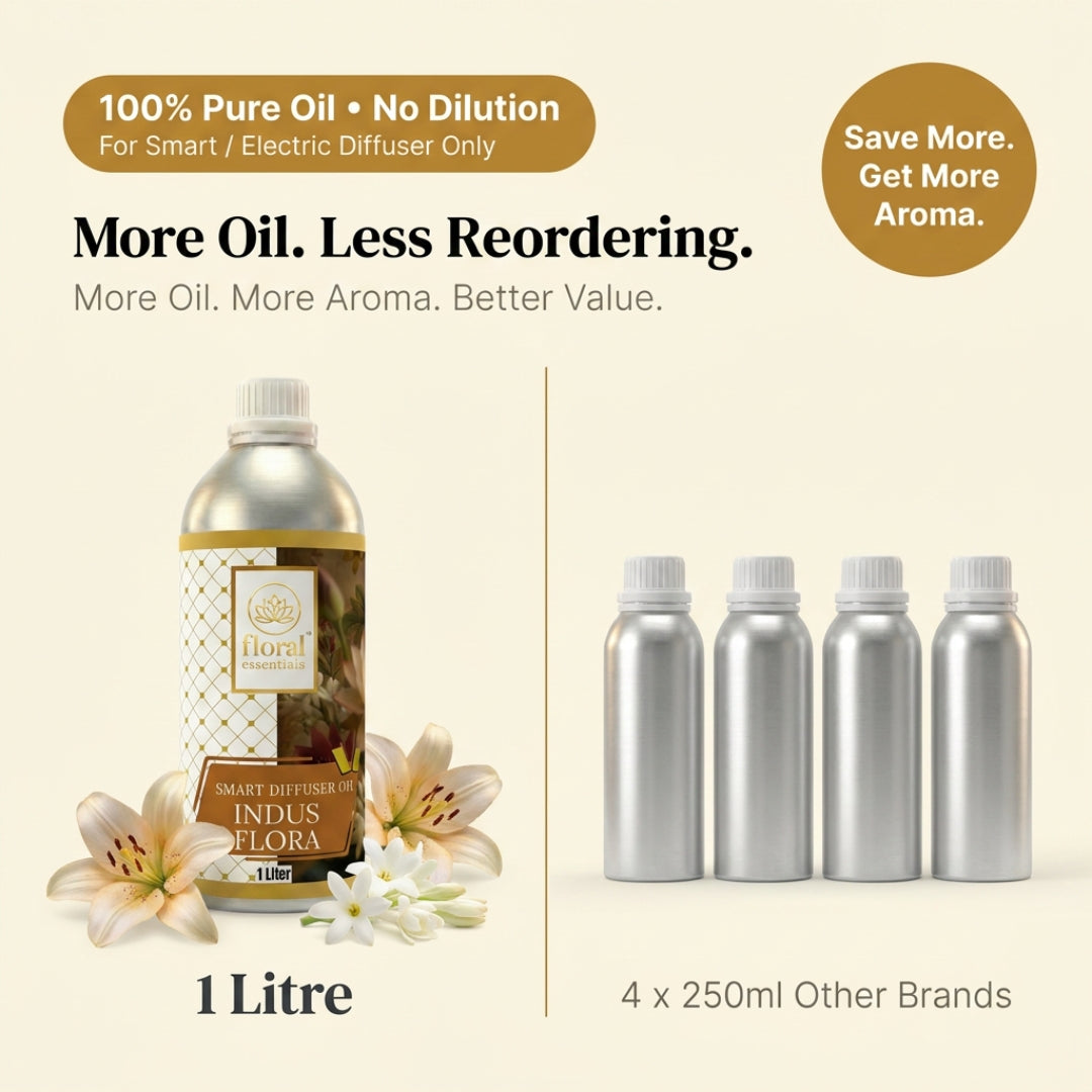 Floral Essentials Indus Flora Smart Diffuser Oil 1L | Hotel Collection