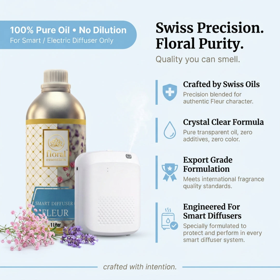 Floral Essentials Fleur Smart Diffuser Oil 1L | Hotel Collection Floral Fragrance