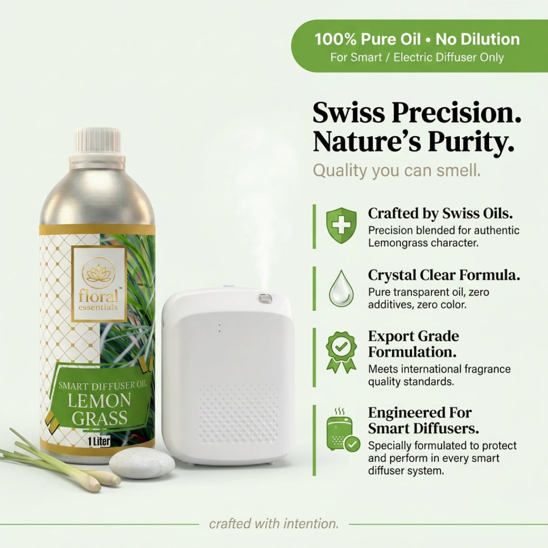 Floral Essentials Lemongrass Smart Diffuser Oil 1L | Hotel Collection