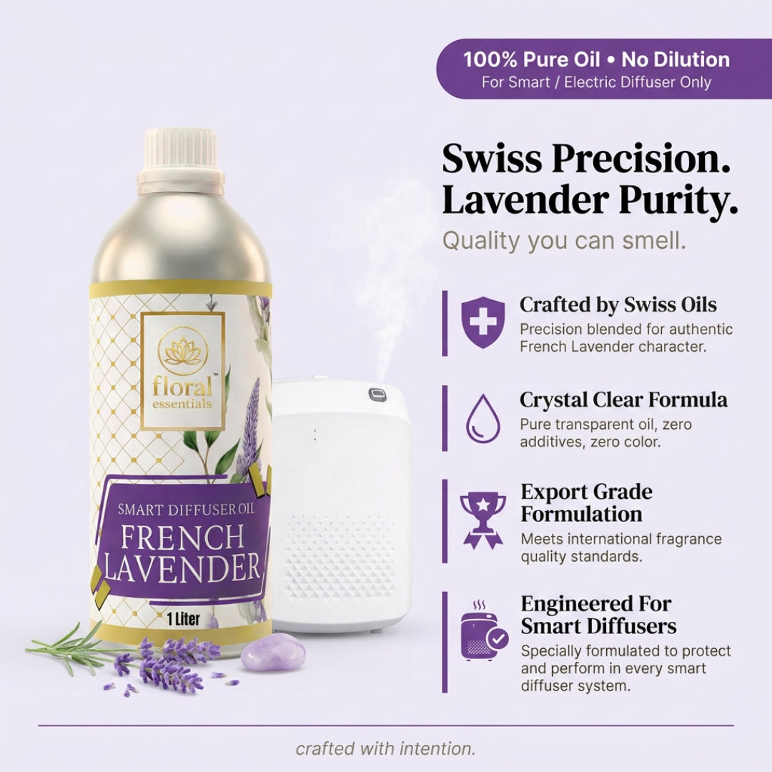 Floral Essentials French Lavender Smart Diffuser Oil 1L | Hotel Collection